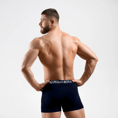 Kit 10 Cuecas Boxer Masculinas Lisas – Alpha Boys | Conforto e Performance