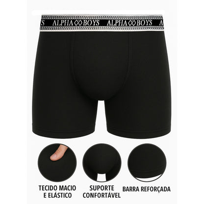 Cueca Boxer Masculina | Escolha a Cor | Alpha Boys – Conforto e Performance